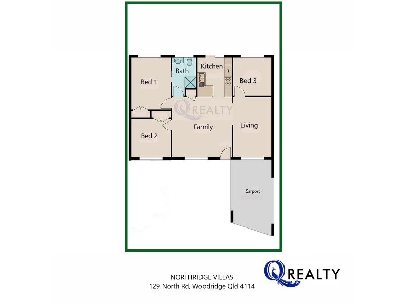 129 North Road, Woodridge QLD 4114 Floorplan