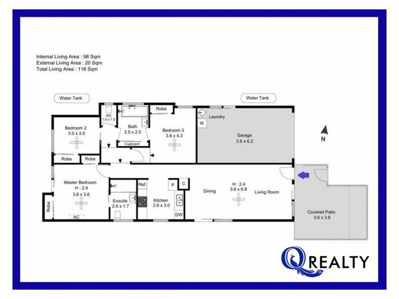 6 Pinnacle Close, Springfield Lakes QLD 4300 Floorplan