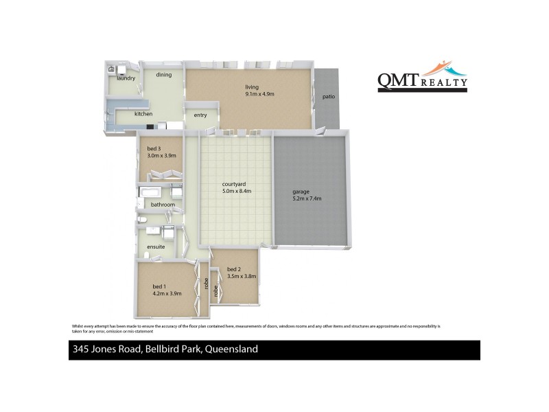 345 Jones Road, Bellbird Park QLD 4300 Floorplan