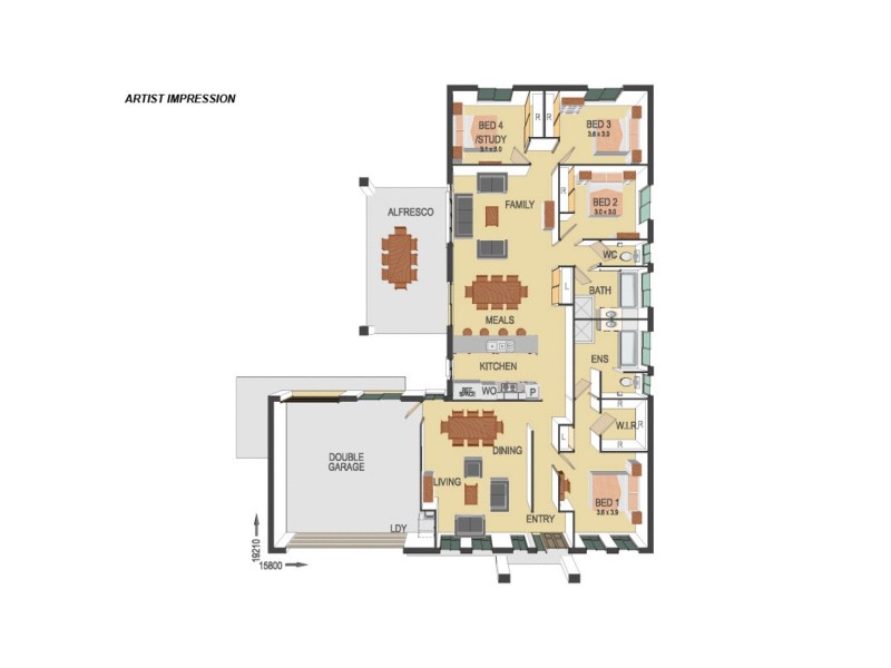 13 Petal Place, Yamanto QLD 4305 Floorplan