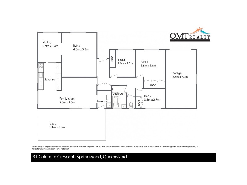31 Coleman Crescent, Springwood QLD 4127 Floorplan