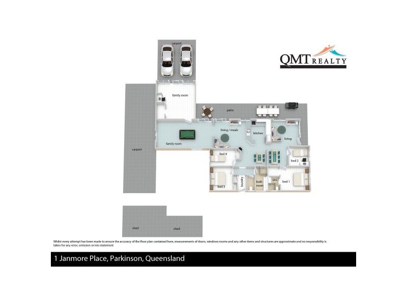 1 Janmore Place, Parkinson QLD 4115 Floorplan