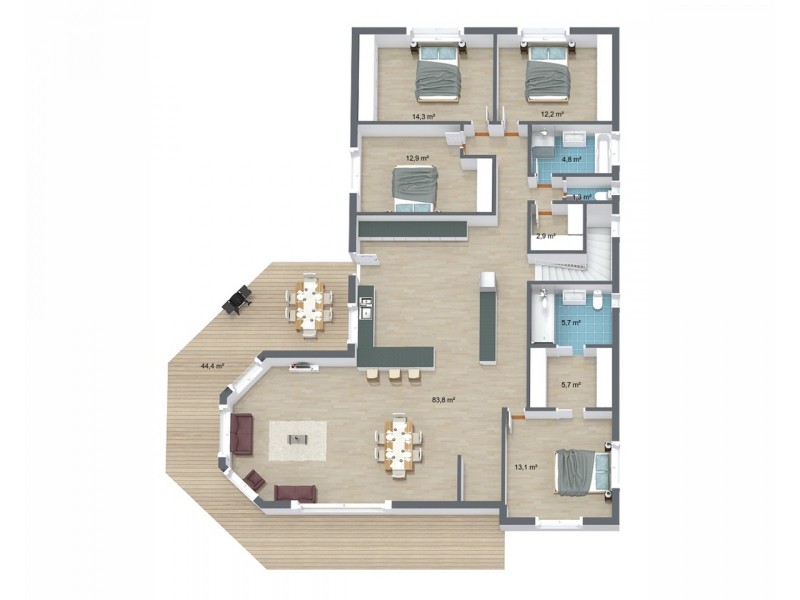 46 Bright Street, Emu Park QLD 4710 Floorplan