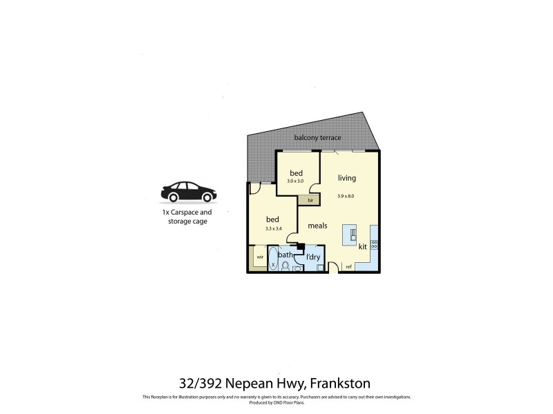32/392 Nepean Highway, Frankston VIC 3199 Floorplan