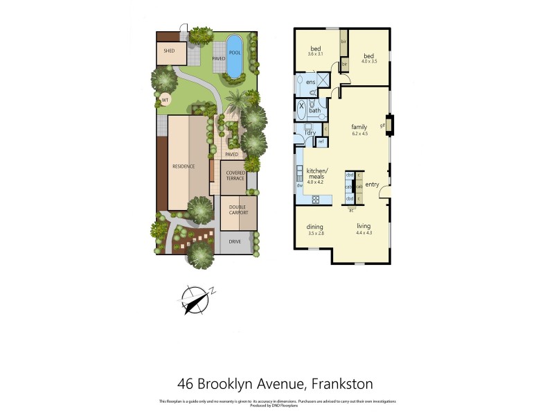 46 Brooklyn Avenue, Frankston VIC 3199 Floorplan