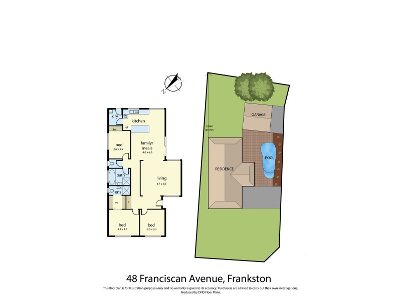48 Franciscan Avenue, Frankston VIC 3199 Floorplan