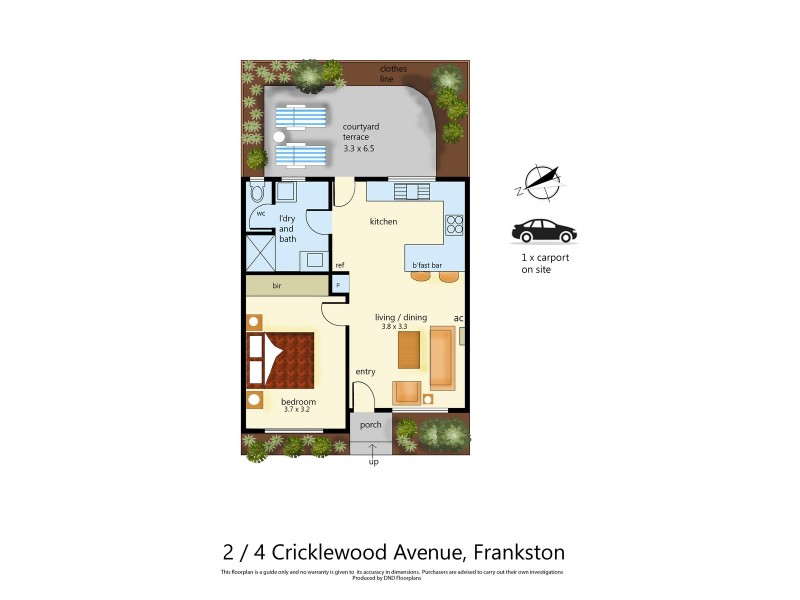 2/4 Cricklewood Avenue, Frankston VIC 3199 Floorplan