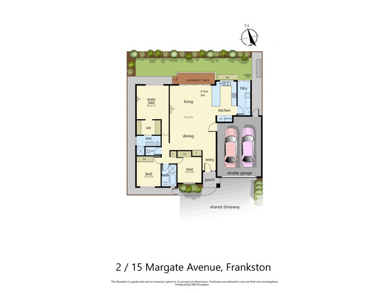 2/15 Margate Avenue, Frankston VIC 3199 Floorplan