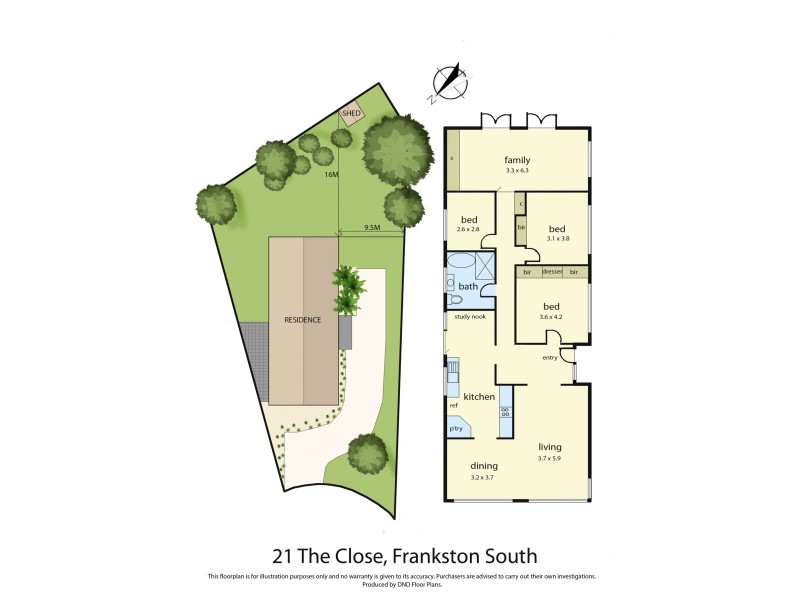 21 The Close, Frankston South VIC 3199 Floorplan