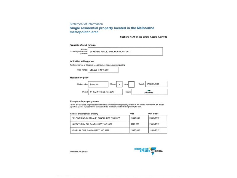 30 Kensei Place, Sandhurst VIC 3977