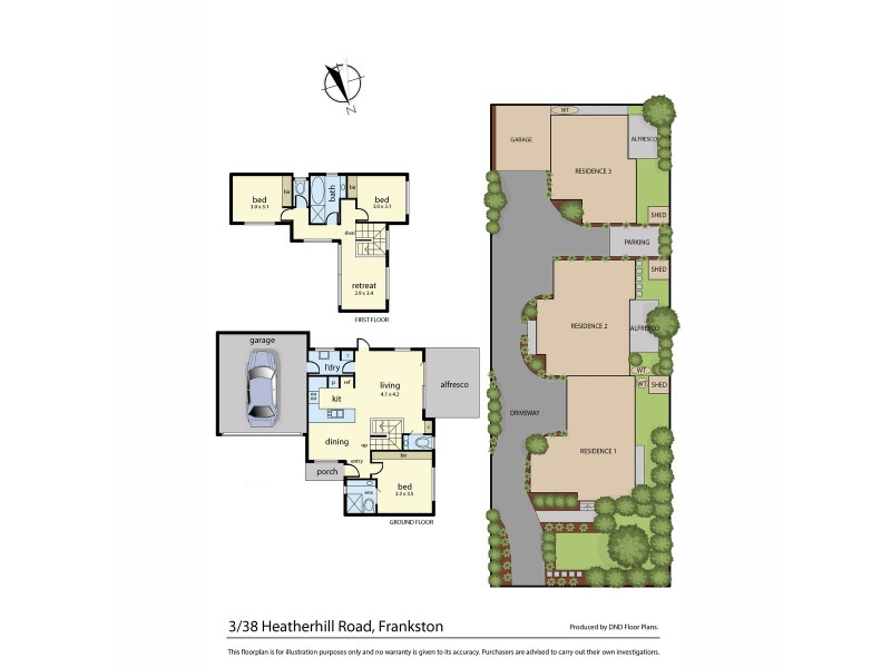 3/38 Heatherhill Road, Frankston VIC 3199 Floorplan