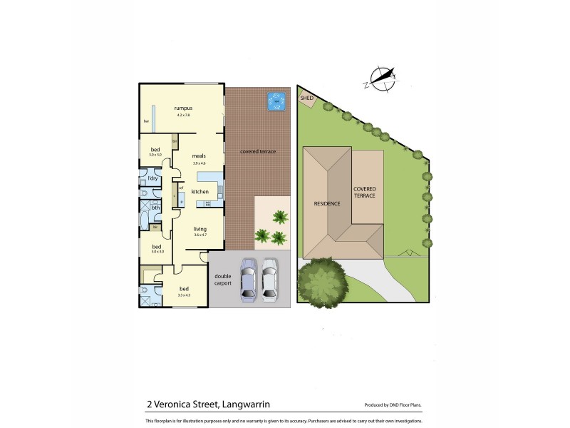 2 Veronica Street, Langwarrin VIC 3910 Floorplan