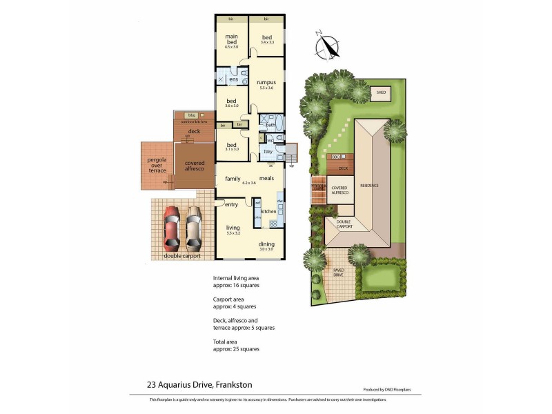 23 Aquarius Drive, Frankston VIC 3199 Floorplan