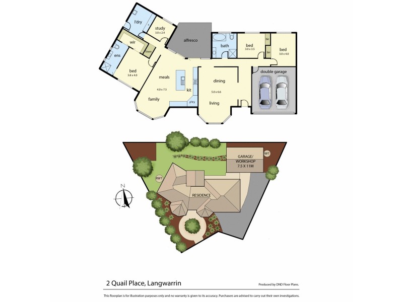 2 Quail Place, Langwarrin VIC 3910 Floorplan