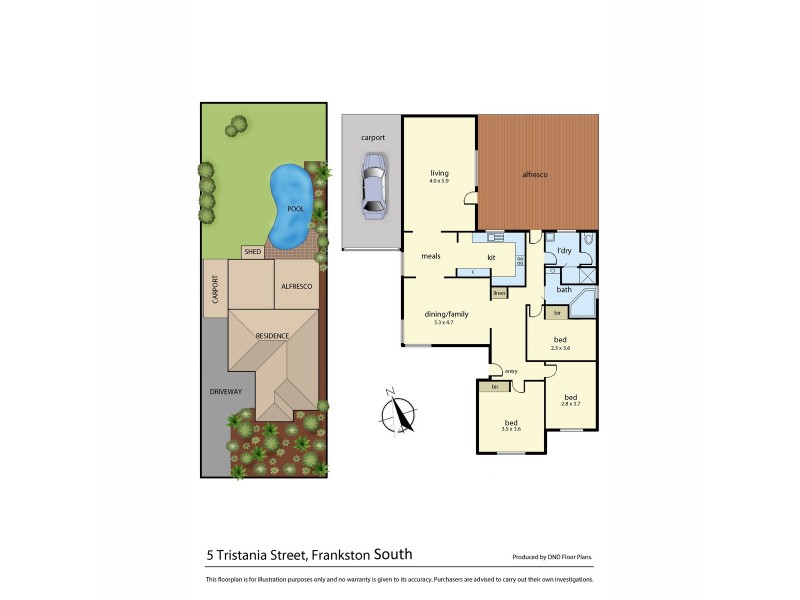 5 Tristania Street, Frankston South VIC 3199 Floorplan