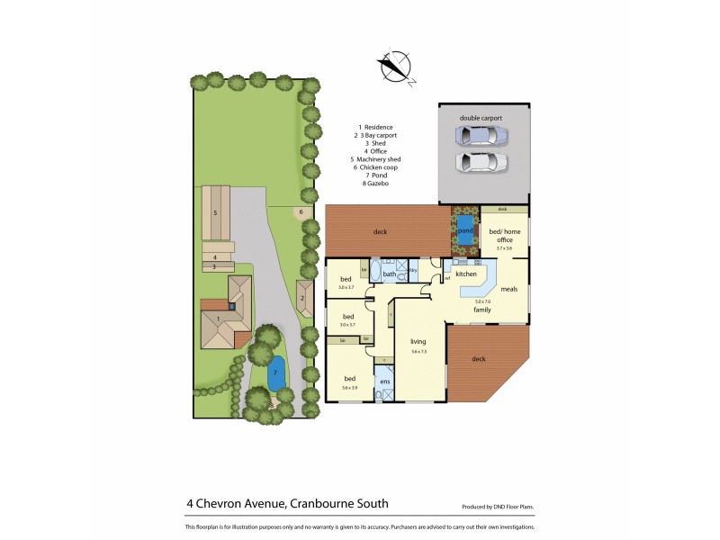 4 Chevron Avenue, Cranbourne South VIC 3977 Floorplan
