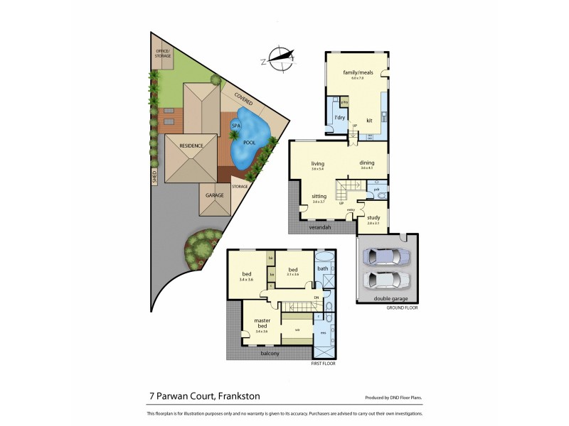 7 Parwan Court, Frankston VIC 3199 Floorplan