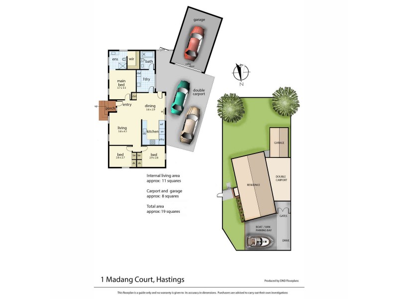 1 Madang Court, Hastings VIC 3915 Floorplan