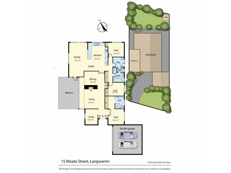 15 Moate Street, Langwarrin VIC 3910 Floorplan