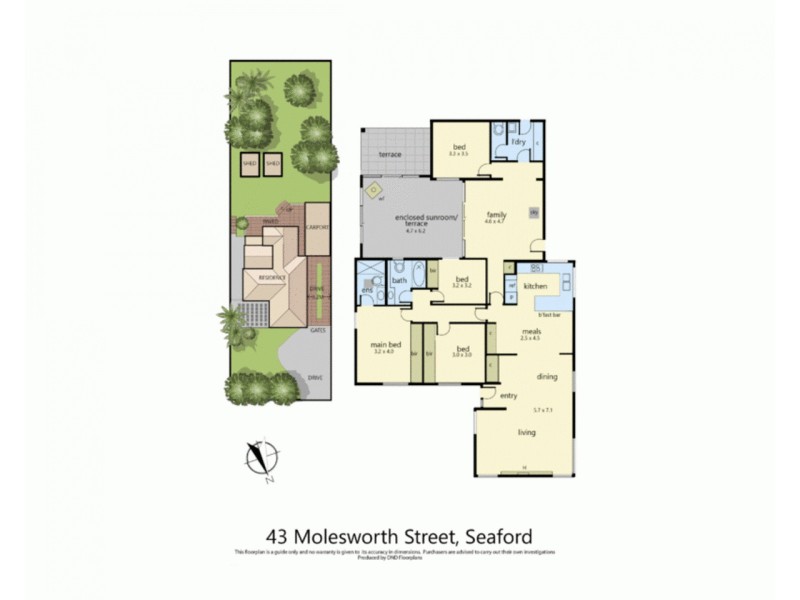 43 Molesworth Street, Seaford VIC 3198 Floorplan