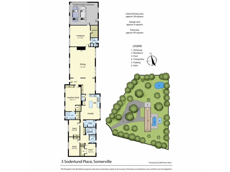 3 Soderlund Place, Somerville VIC 3912 Floorplan