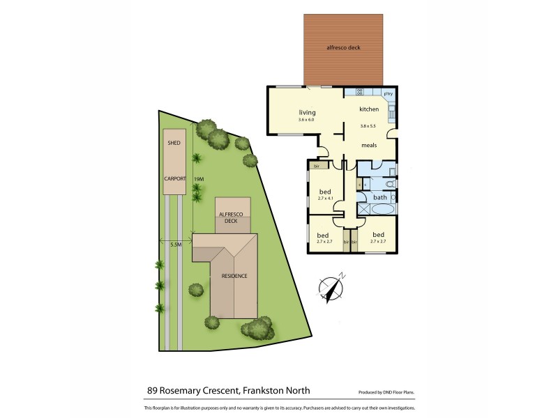 89 Rosemary Crescent, Frankston North VIC 3200 Floorplan