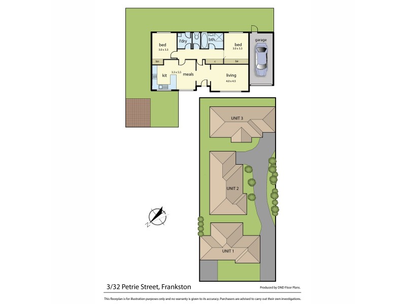 3/32 Petrie Street, Frankston VIC 3199 Floorplan
