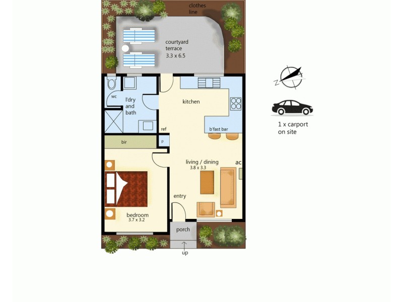 2/4 Cricklewood Avenue, Frankston VIC 3199 Floorplan