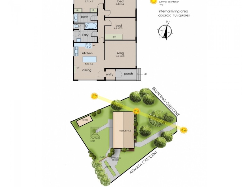8 Brunning Crescent, Frankston North VIC 3200 Floorplan