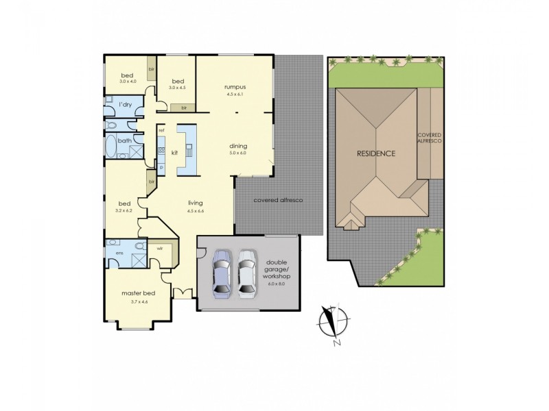 6 Amethyst Close, Skye VIC 3977 Floorplan