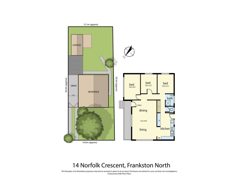 14 Norfolk Crescent, Frankston North VIC 3200 Floorplan