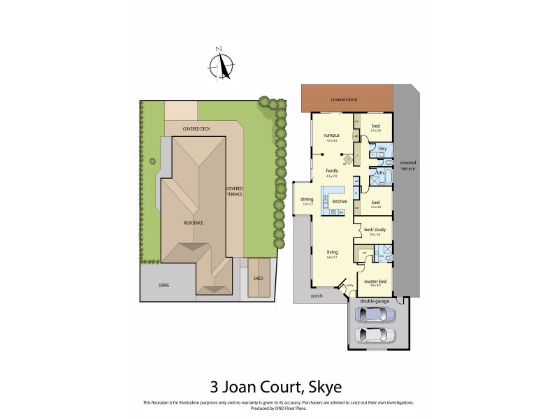 3 Joan Court, Skye VIC 3977 Floorplan