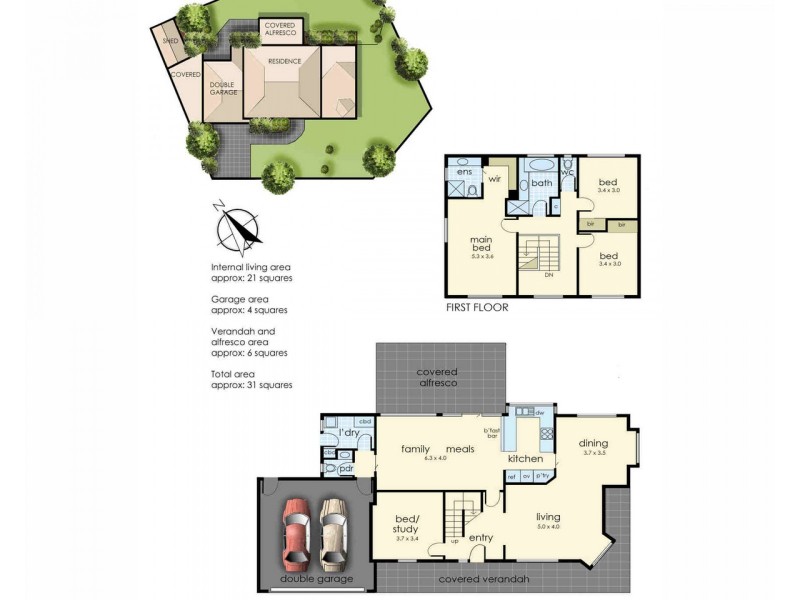 6 Kingston Heights, Frankston VIC 3199 Floorplan