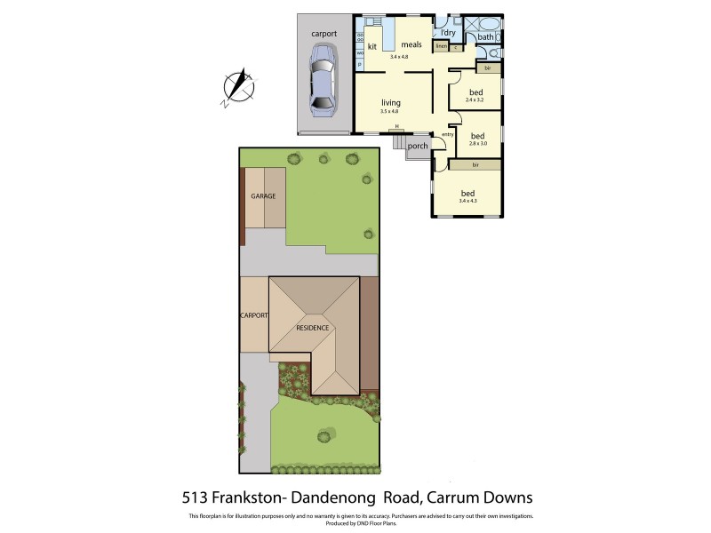 513 Frankston-Dandenong Road, Carrum Downs VIC 3201 Floorplan