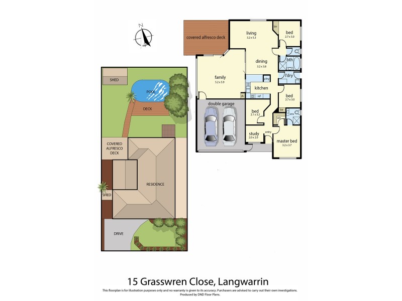 15 Grasswren Close, Langwarrin VIC 3910 Floorplan