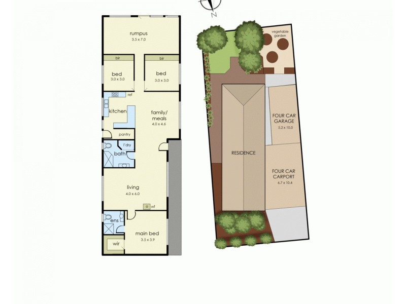 18 O’Gradys Road, Carrum Downs VIC 3201 Floorplan