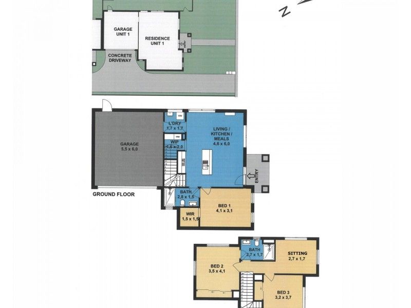 1/3 Gladwyn Avenue, Frankston VIC 3199 Floorplan