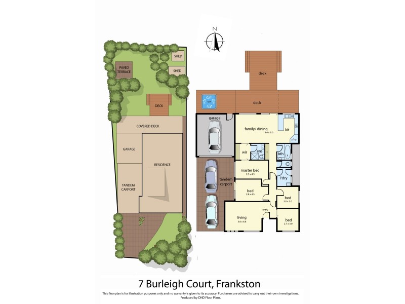 7 Burleigh Court, Frankston VIC 3199 Floorplan