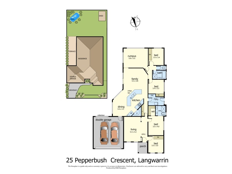 25 Pepperbush Crescent, Langwarrin VIC 3910 Floorplan