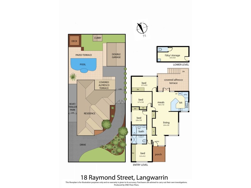 18 Raymond Avenue, Langwarrin VIC 3910 Floorplan