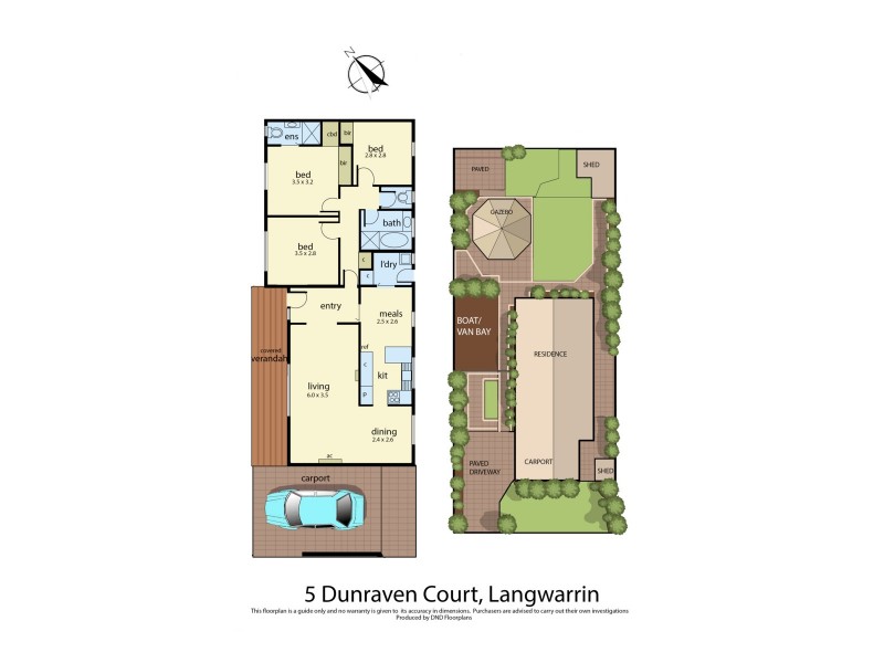 5 Dunraven Court, Langwarrin VIC 3910 Floorplan