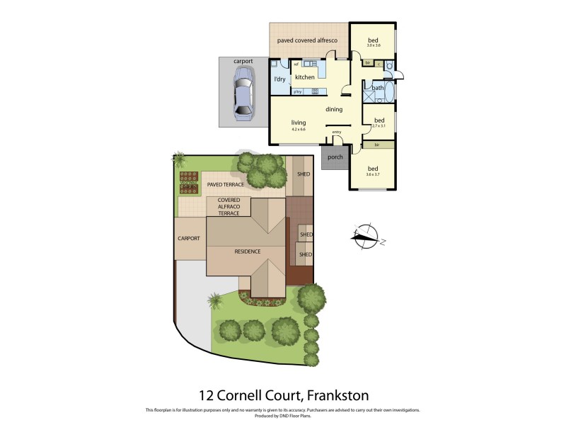12 Cornell Court, Frankston VIC 3199 Floorplan