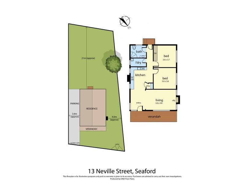 13 Neville Avenue, Seaford VIC 3198 Floorplan