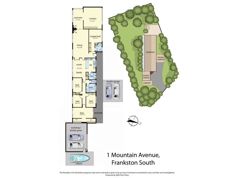 1 Mountain Avenue, Frankston South VIC 3199 Floorplan