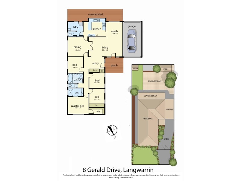 8 Gerald Drive, Langwarrin VIC 3910 Floorplan
