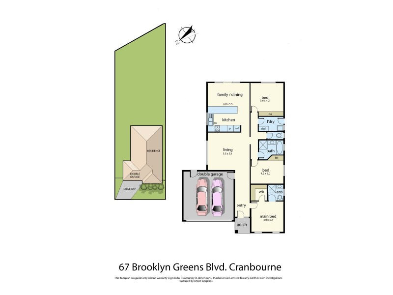 67 Brookland Greens Boulevard, Cranbourne VIC 3977 Floorplan
