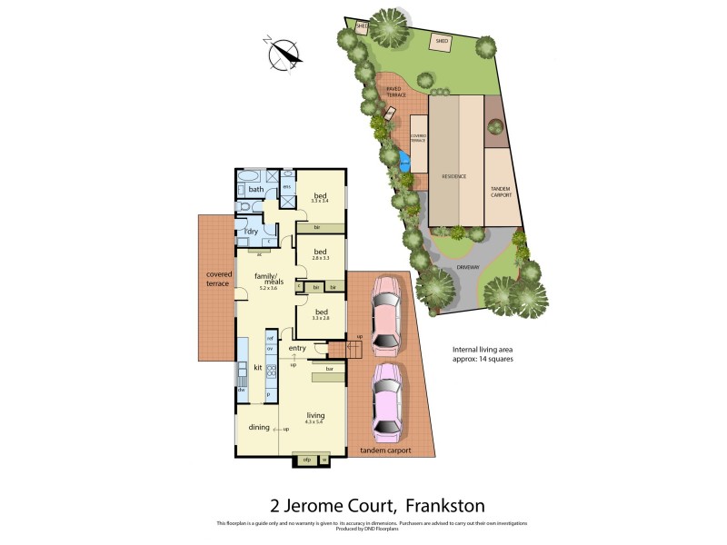 2 Jerome Court, Frankston VIC 3199 Floorplan