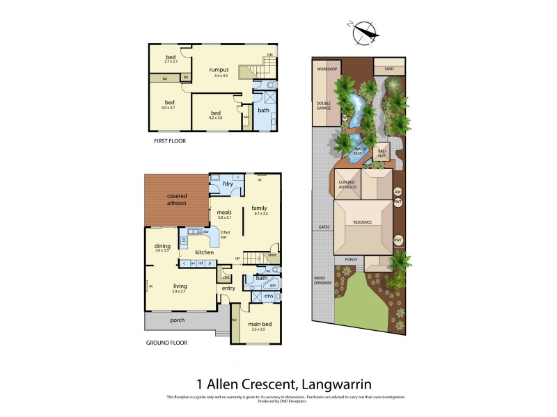 1 Allen Cresent, Langwarrin VIC 3910 Floorplan