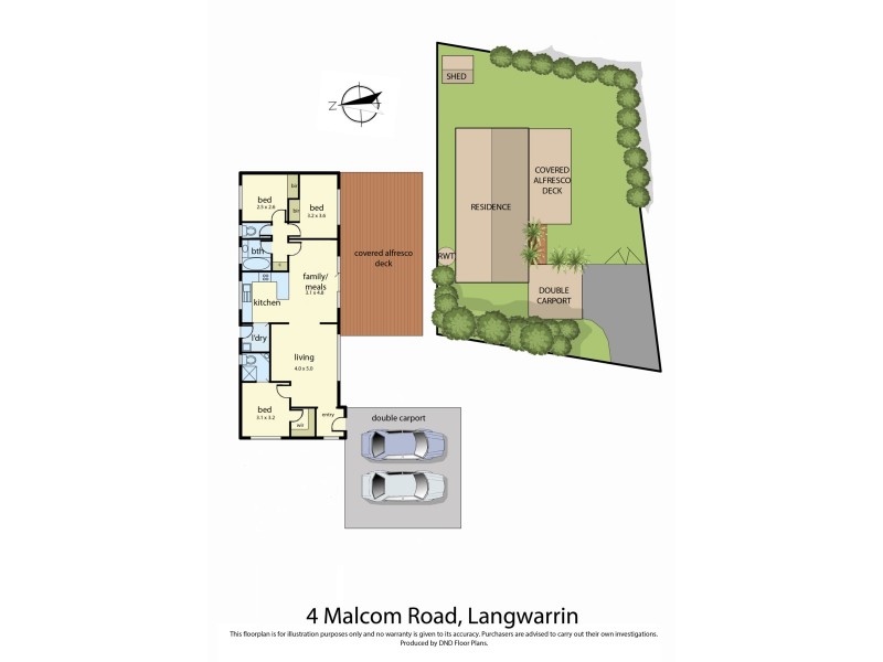 4 Malcolm Road, Langwarrin VIC 3910 Floorplan