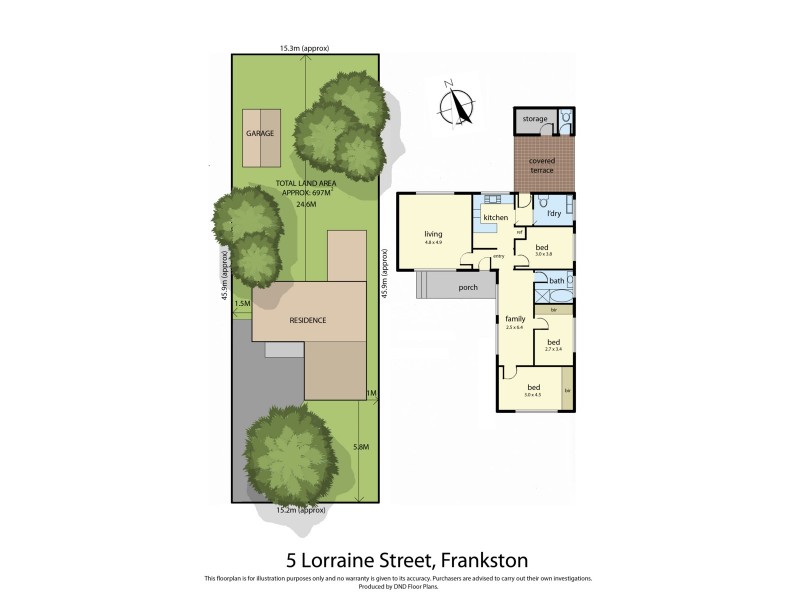 5 Lorraine Street, Frankston VIC 3199 Floorplan